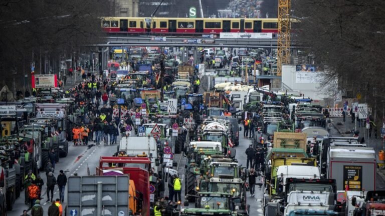 Farmers In Romania, France And Germany Continue Their Protests Against