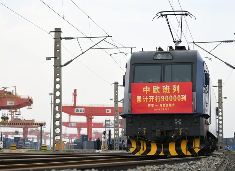 China Europe Freight Train Trips Exceed 90,000, Promoting High Quality Development Under