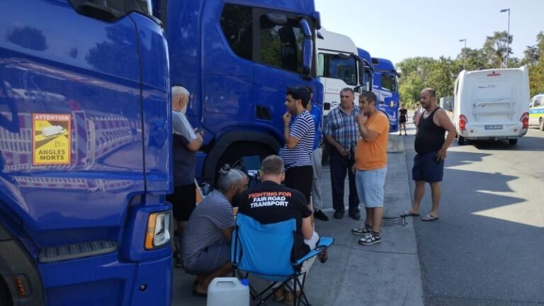 Desperate Foreign Truck Drivers Go On Hunger Strike In Germany