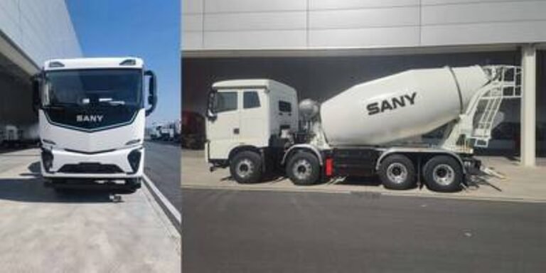 Sany 408p Electric Mixer Truck Passes Eu Updated Gsr Standard